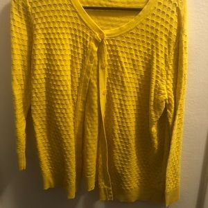 merona cardigan yellow